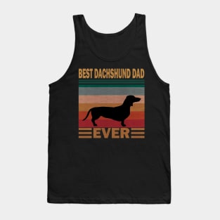 Dog Vintage Dachshund Dad Retro Wiener Dog s Retro Dachshund Dad Vintage Wiener Dog LoverClass paws Tank Top